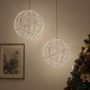 Karácsonyi csúcsdísz világítás 2 db 1000 LED Hideg fehér