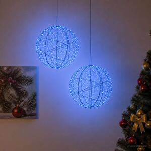 Karácsonyi csúcsdísz világítás 2 db 1000 LED Kék