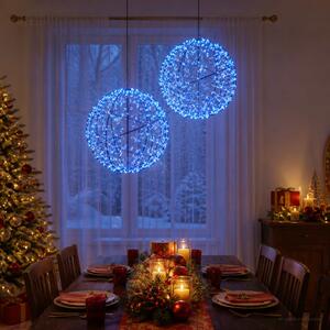 Karácsonyi csúcsdísz világítás 2 db 1500 LED Kék