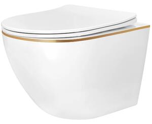 WC csésze Rea Carlo Mini Tornado NFQ GOLD EDGE