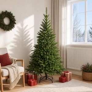 Műanyag Hajtogatós Karácsonyfa 180 cm PVC és fém Zöld