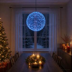 Karácsonyi csúcsdísz világítás 950 LED Kék Átmérő 60 x 63 cm