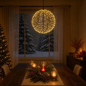 Karácsonyi csúcsdísz világítás 500 LED Meleg fehér
