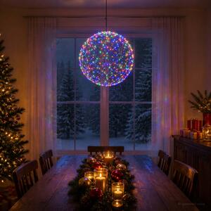 Karácsonyi csúcsdísz világítás 950 LED Többszínű