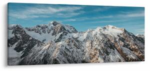 Havas csúcsok képe, Fiordland (120x50 cm)
