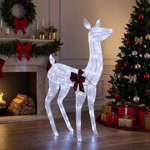 3D karácsonyi rénszarvas LOVIISA 200 LED Hideg fehér