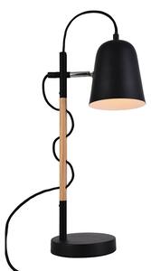 Viokef EDDIE fekete asztali lámpa (VIO-4163800)