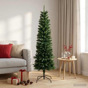 Artificial Slim Christmas Tree 120 cm PE és PVC Zöld