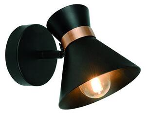 Viokef KELLY fekete beltéri fali lámpa (VIO-4148200)
