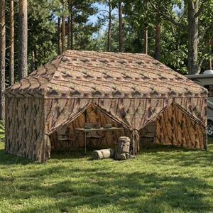 Gyorsan felállítható pavilon 4 oldalfallal 3 x 6 m