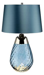 Elstead Lena kék színezett üveg asztali lámpa