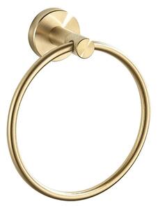 Fürdőszoba fogas Ring 6610 Modern Brush Gold