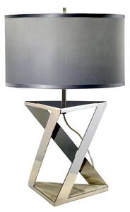 Elstead Aegeus csiszolt nikkel-fehér márvány alap asztali lámpa