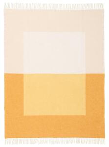 Northern Sárga és bézs színű gyapjú Echo kockás 130 x 170 cm