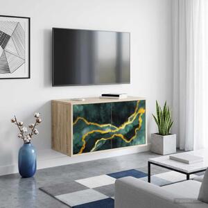 Falsítható TV Szekrény WIJHE 69 x 33 x 40 cm Sonoma Tölgy