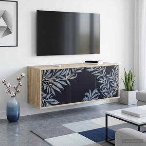 Falsítható TV Szekrény DOKKUM 102 x 33 x 40 cm Sonoma Tölgy