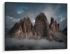 Kép - Három fogak, olasz Dolomitok (70x50 cm)