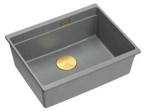 Gránit mosogató Logan 100 Grey Metallic