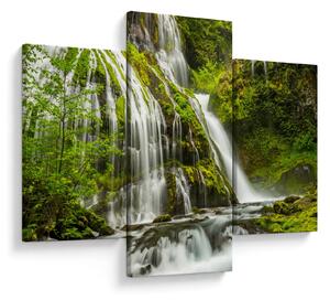 Kép - Vízesés, Wind River Valley (90x60 cm)