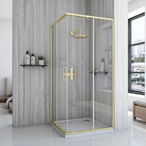 Zuhanykabin Rea City 80x80 Gold Brush