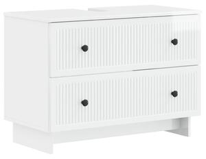 Fürdőszobai mosdószekrény EDE Magasfényű Fehér 82 x 41 x 59 cm