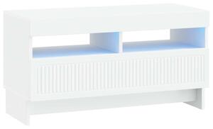 LED TV szekrény Fehér Szerelt Fa