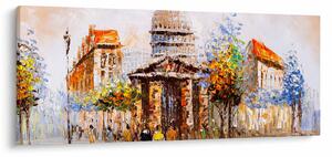 Kép - Festett városi emlékmű (120x50 cm)