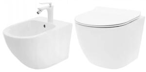 Zestaw misa WC CARLO MINI Slim N+ bidet CARLO MINI