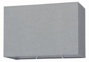 ENDON Rectangular Rectangular 1lt Shade Grey fabric 40W E27 or B22 GLS - ED-77476