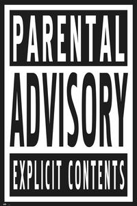 Plakát Parental Advisory - Vertical, (61 x 91.5 cm)