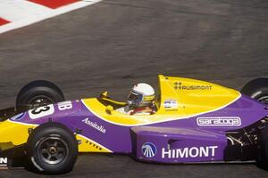 Fotográfia Alex Zanardi in his Formula 1 Racing car