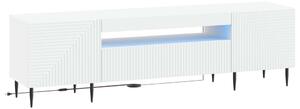 LED TV szekrény Fehér Szerelt Fa