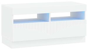 LED TV szekrény Fehér Szerelt Fa