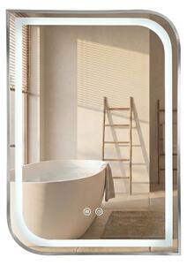 LED Tükör ZONE 70x50 BRUSH NICKEL