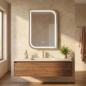 LED Tükör ZONE 80X60 GOLD BRUSH