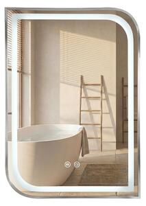 LED Tükör ZONE 80x60 BRUSH NICKEL