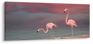 Flamingók képe (120x50 cm)