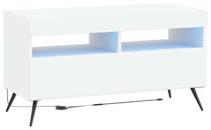 LED TV szekrény Fehér Szerelt Fa