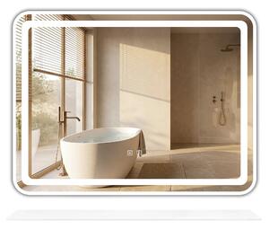 LED fali tükör polccal 80x60 cm L-8060