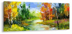 Kép - Tájfestés (120x50 cm)