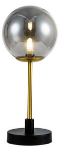 Viokef FIORE arany-fekete-króm asztali lámpa