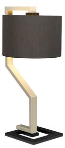 Elstead Axios krém és sötétszürke festett fém alap asztali lámpa
