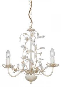 ENDON Lullaby Lullaby 3lt Pendant Cream/br gold paint & clear/pearl acrylic 3 x 60W E14 candle - ED-LULLABY-3CR