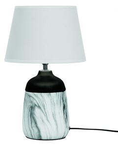 Viokef REGINA fekete-márvány-fehér asztali lámpa