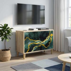 TV szekrény WIJHE 69 x 33 x 50 cm Sonoma Szerelt Fa