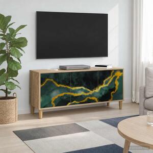 TV szekrény WIJHE 102 x 33 x 50 cm Sonoma Szerelt Fa