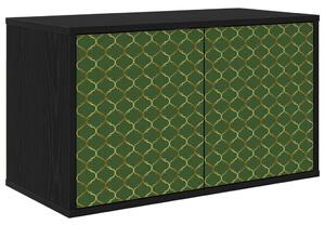 Falsítható TV Szekrény GELEEN 69 x 33 x 40 cm Fekete Tölgy