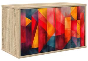 Falsítható TV Szekrény HEESCH 69 x 33 x 40 cm Sonoma Tölgy