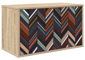 Falsítható TV Szekrény OMMEN 69 x 33 x 40 cm Sonoma Tölgy
