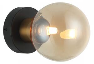 Italux Bletter fekete beltéri fali lámpa (IT-WL-5225-1-BRO-AMB)